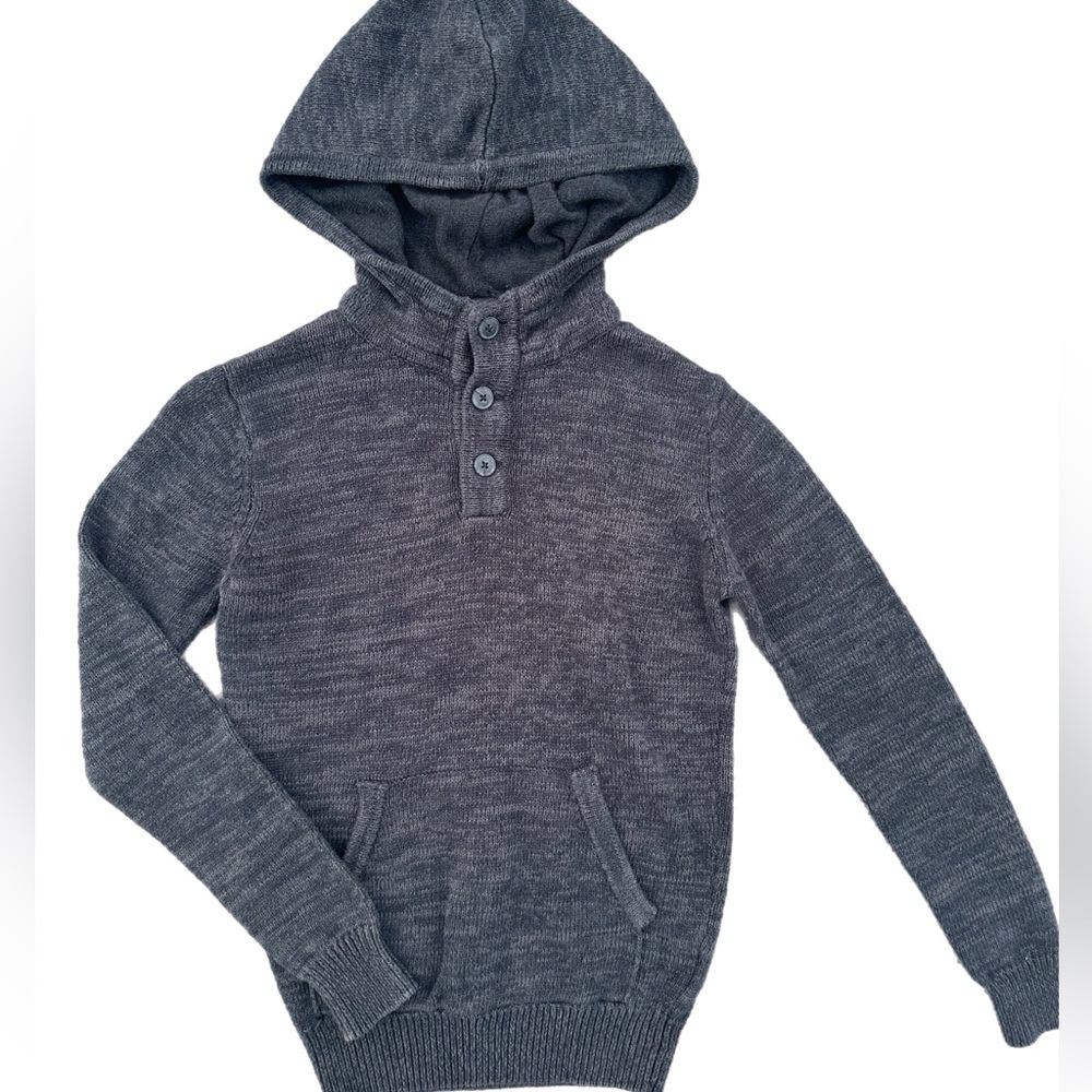 West 49 Boys Black Pullover Knit Sweater Size 10-12